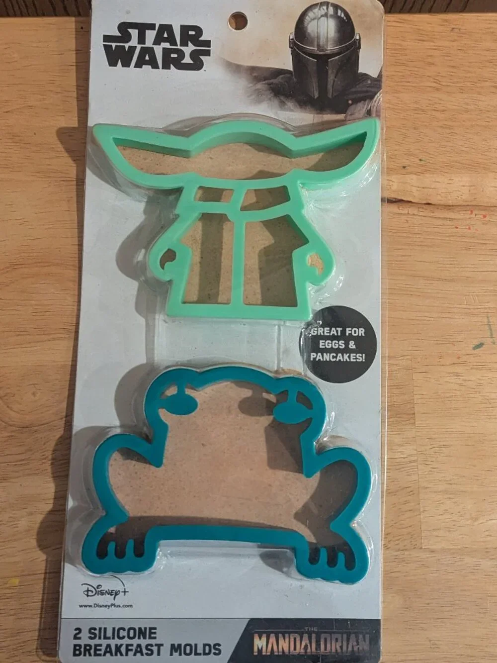 Star‎ Wars 2 Piece Mandalorian Silicone Pancake/Egg/Cookie Molds-Breakfast Fun